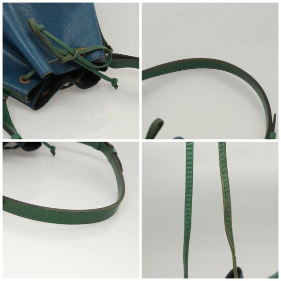 LOUIS VUITTON Epi Noe Shoulder Bag Bicolor Green Blue M44044 LV Auth 125216 - Picture 16 of 16